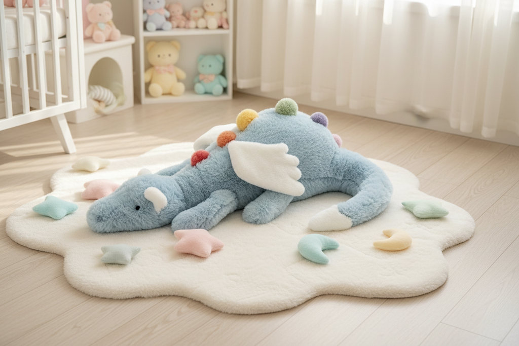 Rainbow Dragon Plush Toy