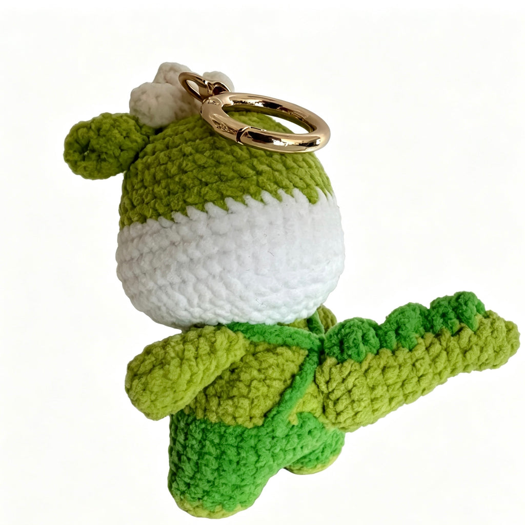 Handmade Crochet Deer Doll Keychain Charm