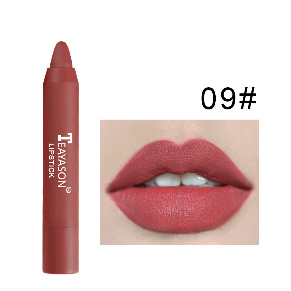 Matte Lipstick Pen Set - Rotating Twist-Up Lip Color | 12 Long-Lasting Shades