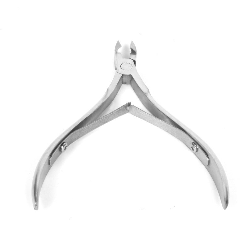 Professional Nail Cuticle Pliers - Stainless Steel Manicure Tool | Precision Cutter