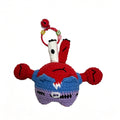 Grumpy Red Crab Boss Charm — Winking Crochet Keychain 🦀💼
