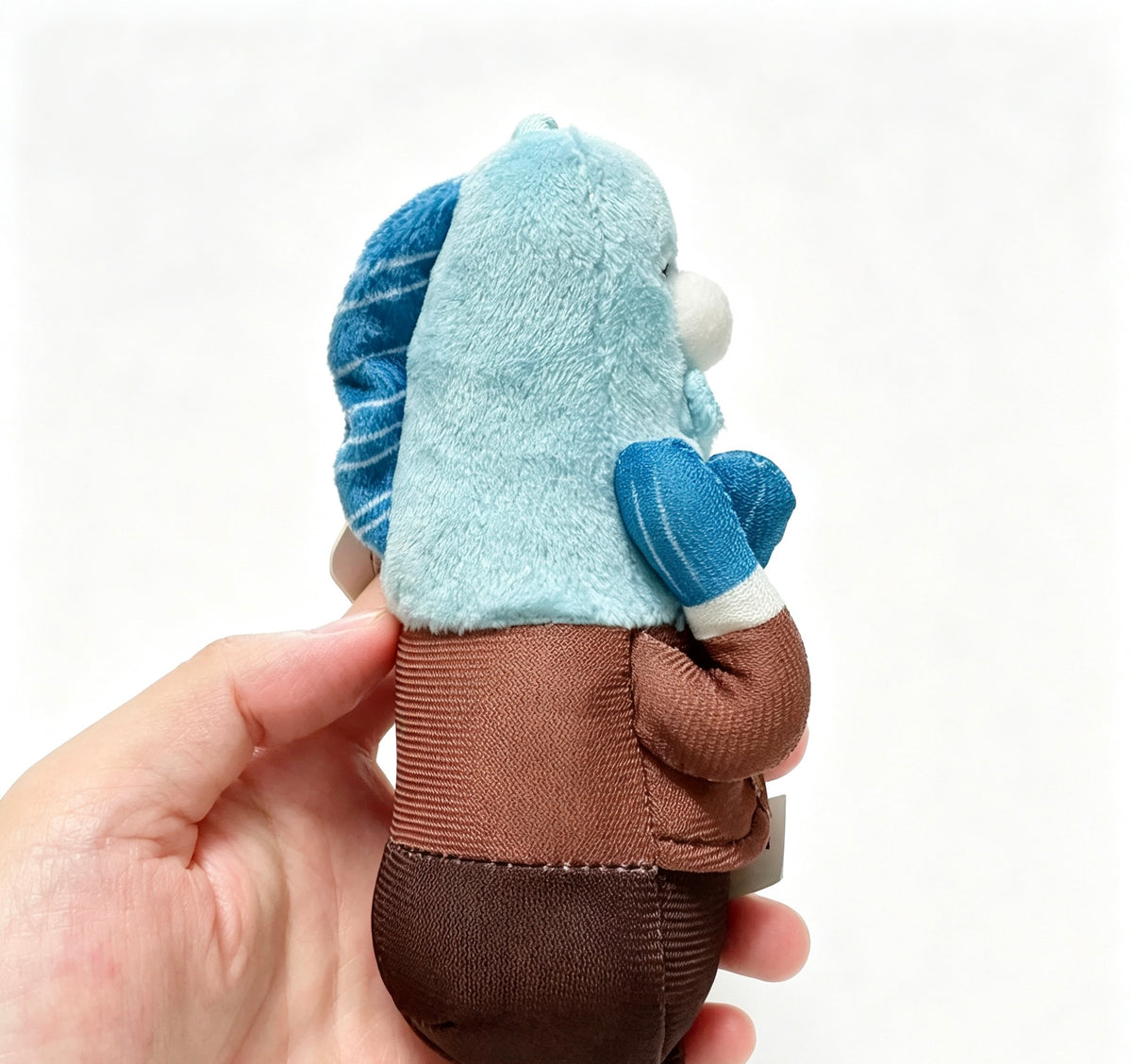 Polite Suited Blue Fish — Funny Meme Plush Doll Keychain 👔🐟