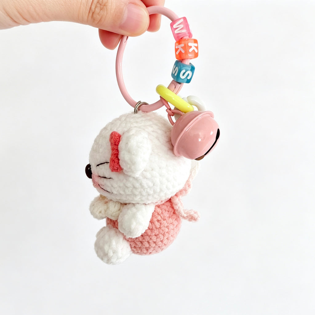 Sweet Pink Bow Kitty — A Pocket-Sized Smile 🐱🎀