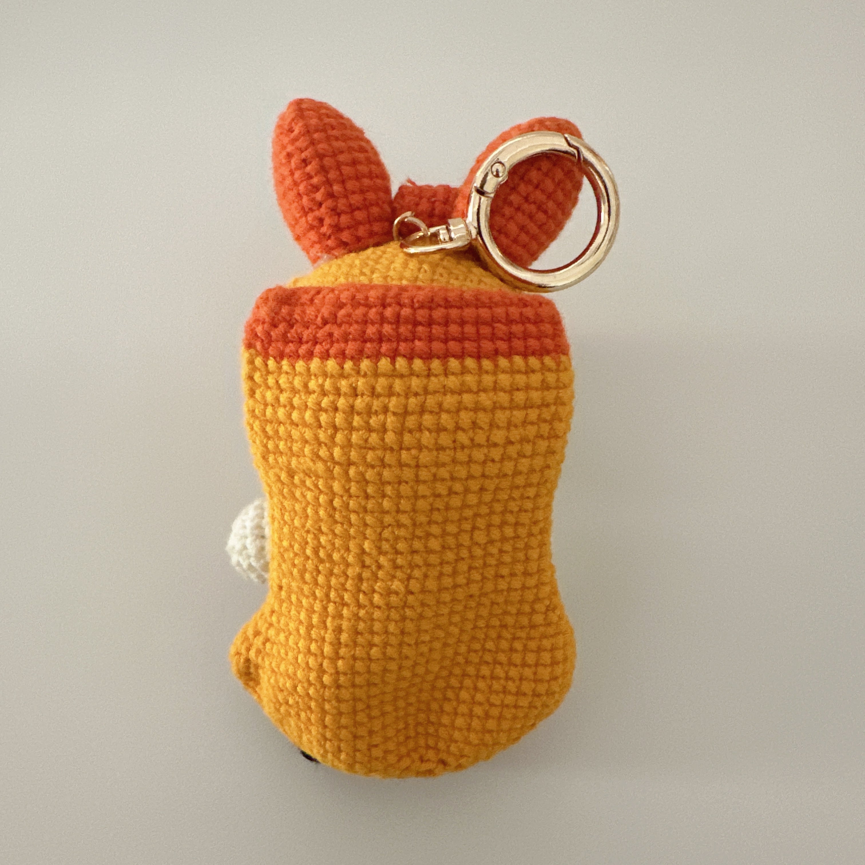 Super Bow Girl Amigurumi Doll — Handmade Crochet Keychain