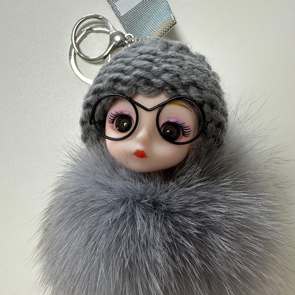 Glasses Beanie Girl — Cozy Vibes & Quiet Confidence 👓🩶