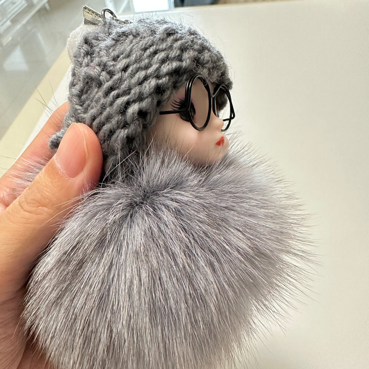 Glasses Beanie Girl — Cozy Vibes & Quiet Confidence 👓🩶