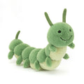 Green Caterpillar Plush Stuffed Animal Toy | Soft Cuddly Gift