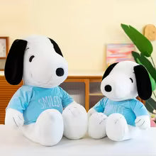 35cm New Cartoon Cute Snoopy Plush Toy Pillow Sofa Back Plush Doll Gifts For Children