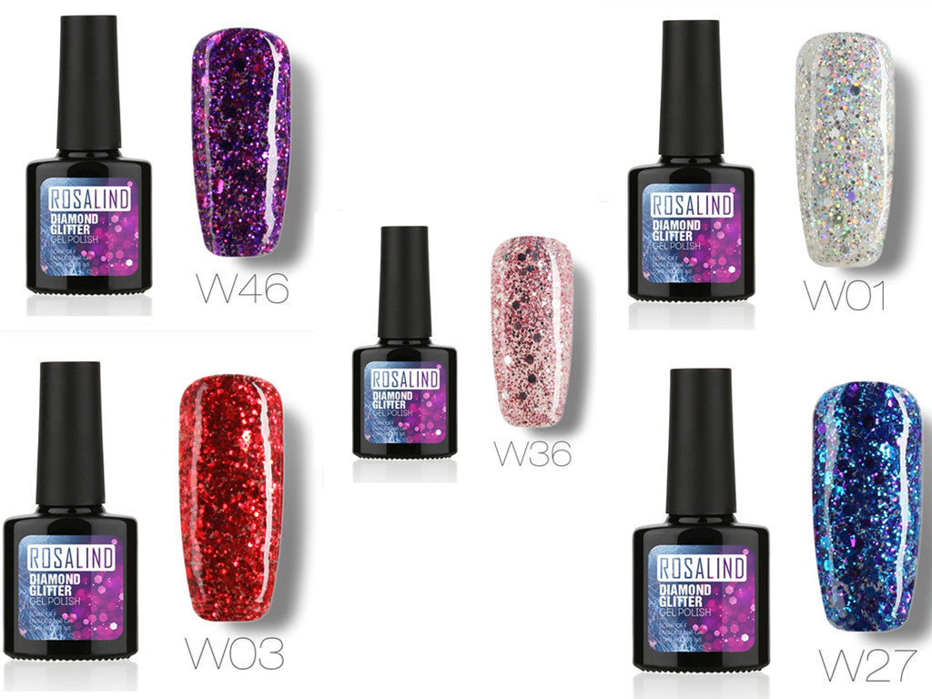 Diamond Nail Gel Polish - Professional UV LED Gel 10ml | Long-Lasting Shine