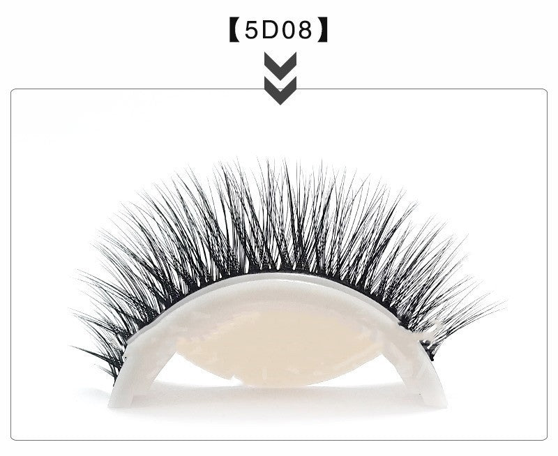Self-Adhesive False Eyelashes - 5D No Glue Strip Lashes | 10 Styles Available