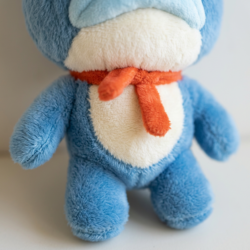 Quirky Blue Alien Monster Plush —  Deadpan Critter Toy 👽💙
