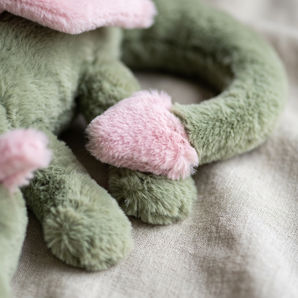 Sleeping Sage Dragon Plush —  Fluffy Lying Dragon Pillow 🐉💕